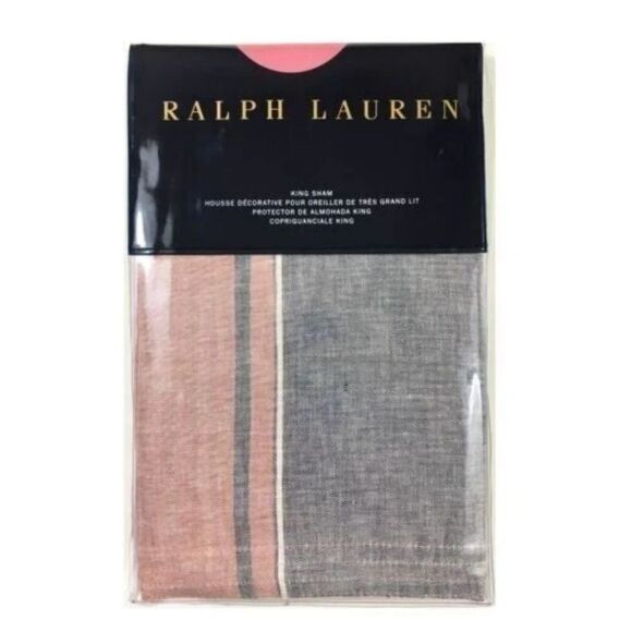 New Lauren Ralph Lauren Oakview Essex 2 King Pillow Shams - Picture 7 of 7